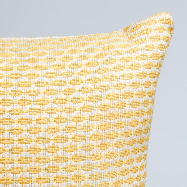 This indoor/outdoor pillow features Hickox with a Knife Edge finish. It's hard to believe that natural linen can be...