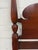 Vintage Full Size Duncan Phyfe Style Mahogany Bed For Sale - Image 9 of 16