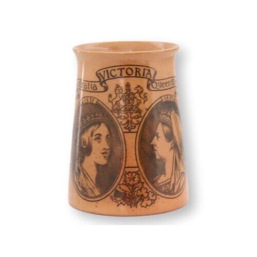 1897 Queen Victoria Diamond Jubilee Mug | Doulton Lambeth For Sale In Los Angeles - Image 6 of 7