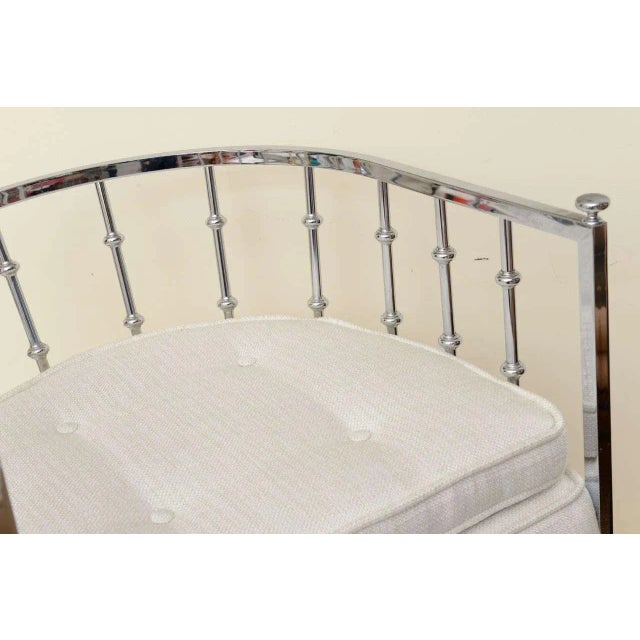 Silver Vintage Sculptural James Peade for Drexel Abacus Side Chair, 1960's For Sale - Image 8 of 11