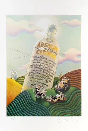 Absolut Statehood: Nebraska, J.E. Davis Lithograph