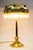 Art Deco Hammered Table Lamp with Glass Sticks, Vienna, 1920s For Sale - Image 3 of 11