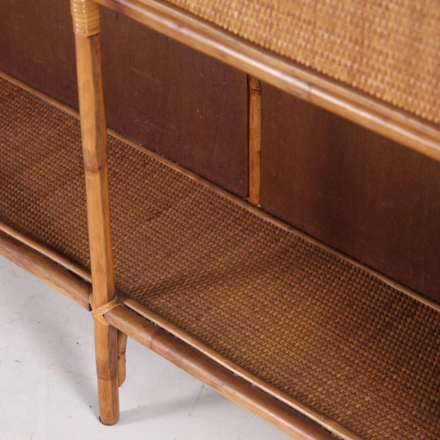 Large Vintage Rattan Planter, 1970s For Sale - Image 3 of 9