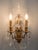 Bronze Wall Lamps with Crystal Trimmings, Set of 2 For Sale - Image 3 of 8