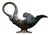 Art Deco Zoomorphic Patinated Bronze Ewer with Swan Handle by Max Le Verrier, France, 1925-1935 For Sale