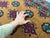 Mustard Gold Mori Gul Tribal Oriental Runner Rug, 2'10" X 9'4" For Sale - Image 12 of 16