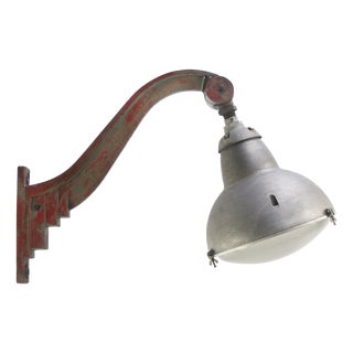 Vintage French Cast Iron Streetlight from Sammode, France For Sale