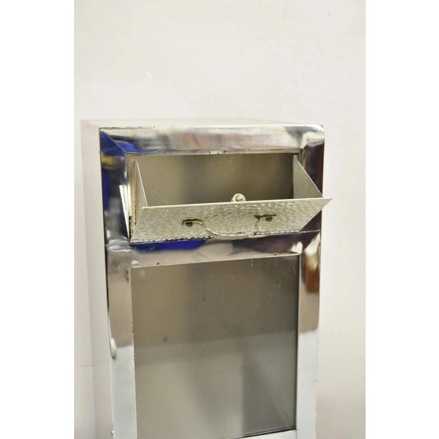 Vintage Stainless Steel Industrial Restaurant Coffee Bean Storage Dispenser (2) For Sale - Image 9 of 12