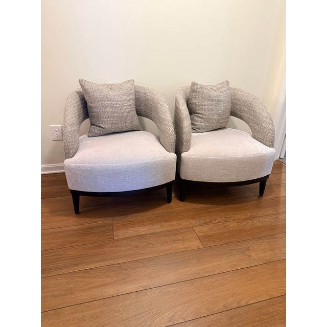 Pair Adriana Hoyos Bolero 300 Armchairs For Sale - Image 9 of 14
