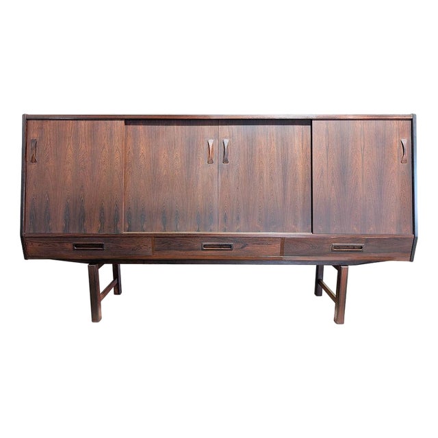 1950s Rosewood Credenza For Sale