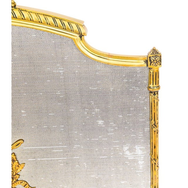 Antique French Empire Revival Fire Screen, 1800s For Sale - Image 9 of 11