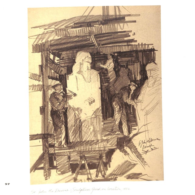 1990s "New York: 1929-1932: Reaching for the Sky: Drawings and Prints" 1992 Freeman, Mark For Sale - Image 5 of 12