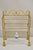 Vintage Italian Hollywood Regency Gold Gilt Iron 3 Tier Shelf Small Display Stand (B). Item features a nice small size, 3...