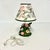 1980s Vintage English Garden Chippendale Hummingbird Petite Table Lamp For Sale - Image 10 of 18
