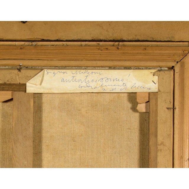 1960s Italian Signed Dated and Authenticated Painting Mino Maccari work Three stylized figures Work by the Sienese artist...