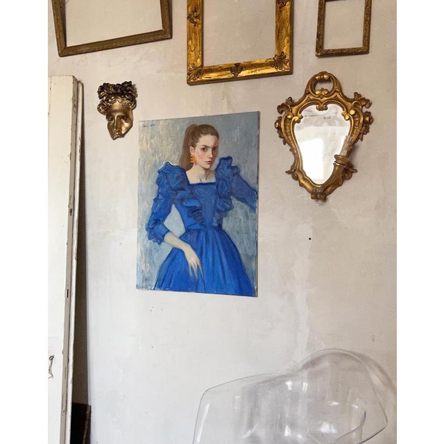 Portrait, 2000s, Original Oil Painting For Sale - Image 6 of 8