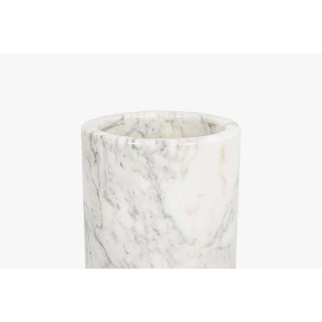 1970s Hugh Acton Megaforms Architectural Planter From Acton Residense in Carrara Marble, Italy For Sale In Chicago - Image 6 of 9