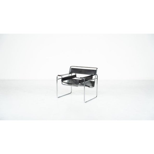 B3 Wassily Armchairs by Marcel Breuer for Gavina, Italy, 1960s, Set of 2 For Sale - Image 15 of 16