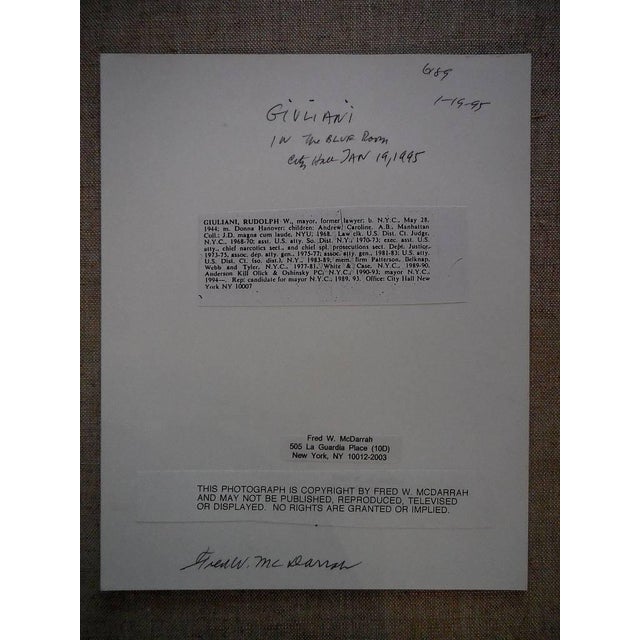 Giuliani in the Blue Room. He bought his first camera at the 1939 World's Fair for 39 cents, but he did not start taking...