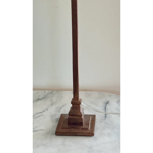 2010s Palecek Hollywood Regency Ridge Metal Lamps - A Pair For Sale - Image 5 of 9