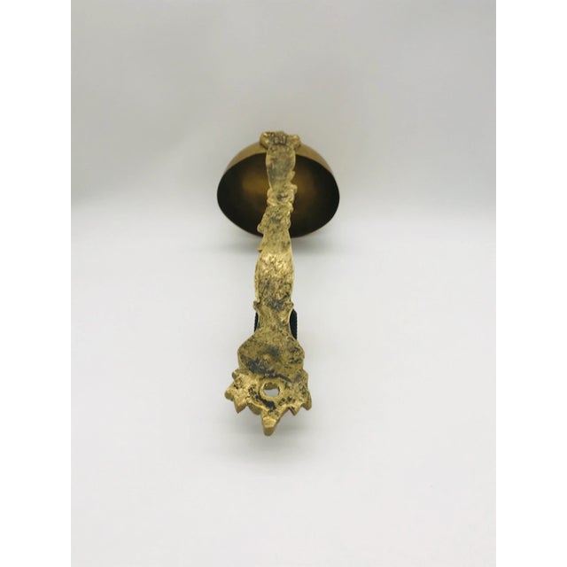 1940s Large English Brass Soup Ladle For Sale - Image 5 of 12