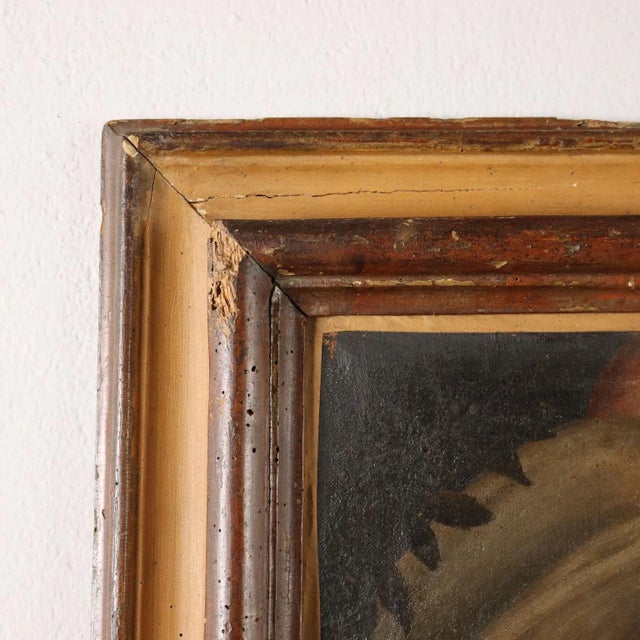 Venetian School Artist, Mary, Jesus, St. John and Angels, 17th Century, Oil on Canvas, Framed For Sale - Image 10 of 13