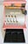 American Vintage Retro Pink and Black Metal Tom Thumb Cash Register For Sale - Image 3 of 6