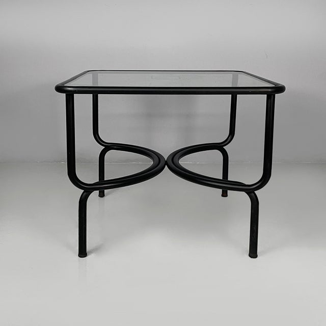 Italian modern black dining table Locus Solus by Gae Aulenti for Poltronova, 1960s Dining table model Locus Solus with a...