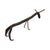 Late 20th Century Hand Forged Brutalist Iron Longhorn Bull Sculpture Folk Art Metal Figure For Sale - Image 10 of 11