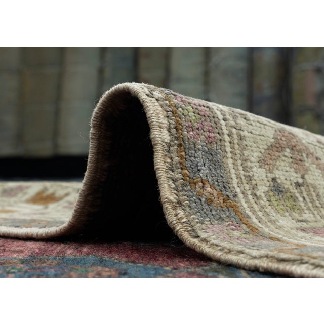 Textile Turkish Vintage Rug 3'9" x 6'4" #17811 For Sale - Image 7 of 8