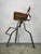 Industrial Industrial Height-Adjustable Swivel Workshop Chair, Former Czechoslovakia, 1940s For Sale - Image 3 of 16