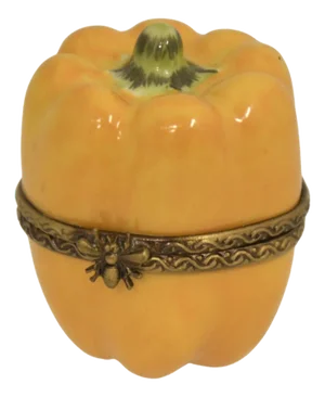 Limoges Yellow Pepper Accent Box