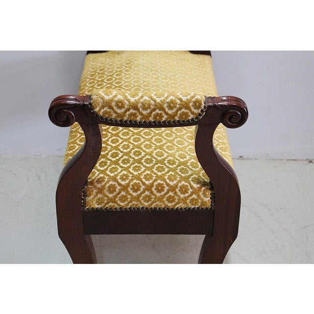 Small 19th Century Restoration Middle Bench For Sale - Image 6 of 13
