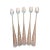 Antique 1847 Rogers Bros Berkshire 1897 A1 Silverplate 3 Tine Fork Set - 5 pcs For Sale