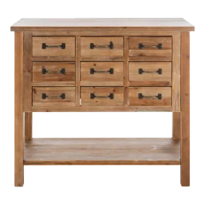 9 Drawer Chest in Natural Oak