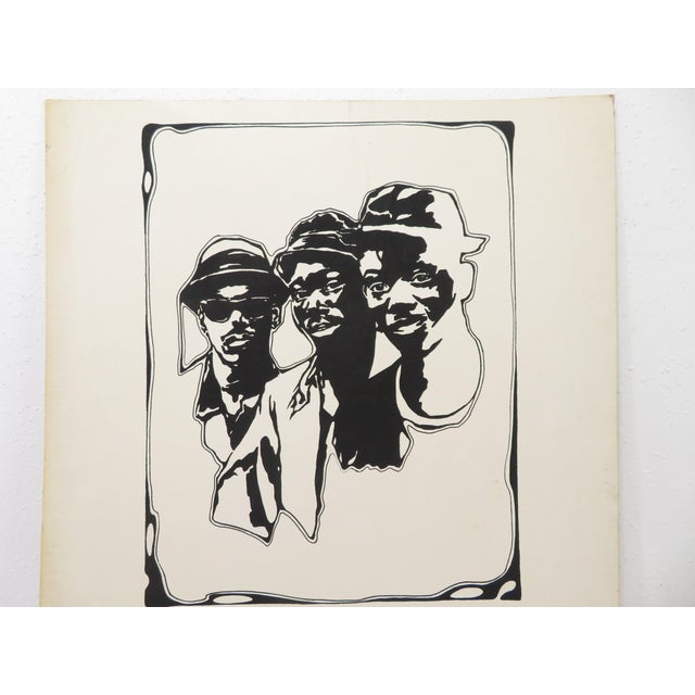 Mid-Century Modern Rare Important 1971 Black Women's League Photography Competition 2 Sided Poster ~ Carboard Flyer Art Sign For Sale - Image 3 of 15