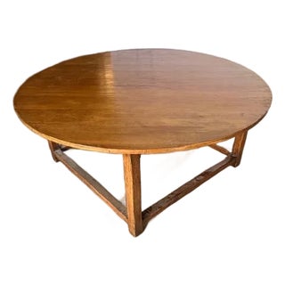 1980s Attributed to Rose Tarlow Large Round Table For Sale