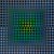 Victor Vasarely (1906-1997) ZOELD Heliogravure after a work by the artist On heavy paper, 27 x 27 cm (approx. 11 x 11...