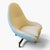 Pair of Egg model armchairs designed in the 1960s by Greaves & Thomas. Ergonomic egg-shaped body with ecru herringbone...