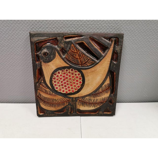 Large and very beautiful relief in stoneware - Design Noomi Backhausen and produced by Søholm Ceramic - located on...