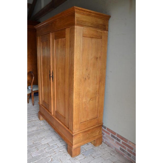Brown Antique Oak Wooden Cabinet, 1800s For Sale - Image 8 of 10