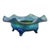 1920s Arts & Crafts Steuben Blue Aurene Footed Candy Dish Numbered C1920 For Sale - Image 5 of 8