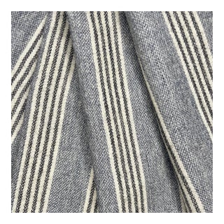 Ralph Lauren Fawkes Woolen Stripe Fabric Remnant 50" X 56" For Sale