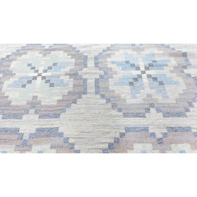 Mid 20th Century Mid-Century Swedish Rölakan Rug by Ingegerd Silow, at Doris Leslie Blau For Sale - Image 5 of 7