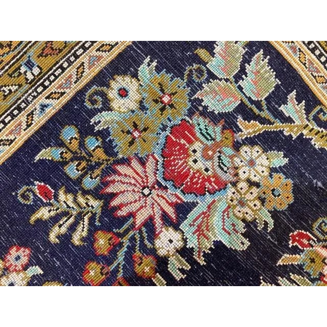 1970s 1970s Vintage Persian Silk Qum Rug For Sale - Image 5 of 7
