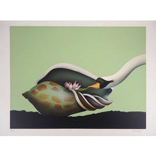 Jean-Paul Donadini, Le cygne et le coquillage, Lithograph For Sale