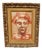1930s Vintage Conte Portrait Drawing on Paper, Framed For Sale