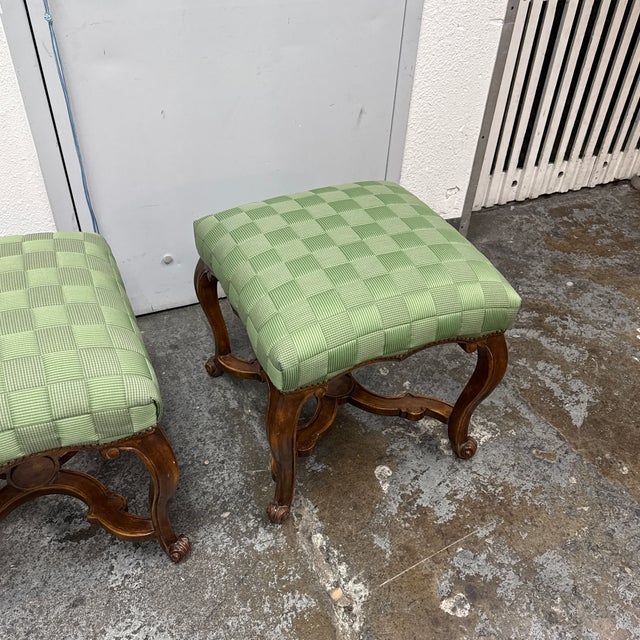 Minton-Spidell Gerard Stools, Pair For Sale - Image 10 of 12