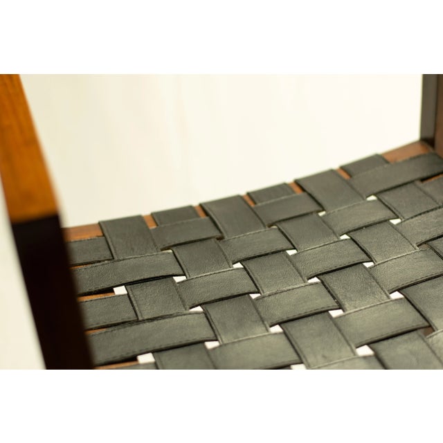 Wintri Contemporary Rosewood Finish Dining Chairs From Boston Mills - Set of 4 For Sale - Image 9 of 11