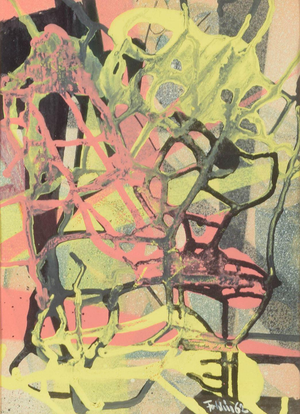 Gunnar Fohlin, Dynamic Abstract Work, 1962, Gouache on Paper